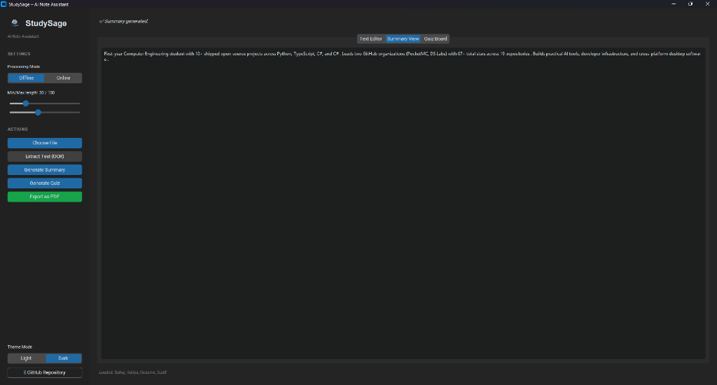 CustomTkinter Desktop GUI