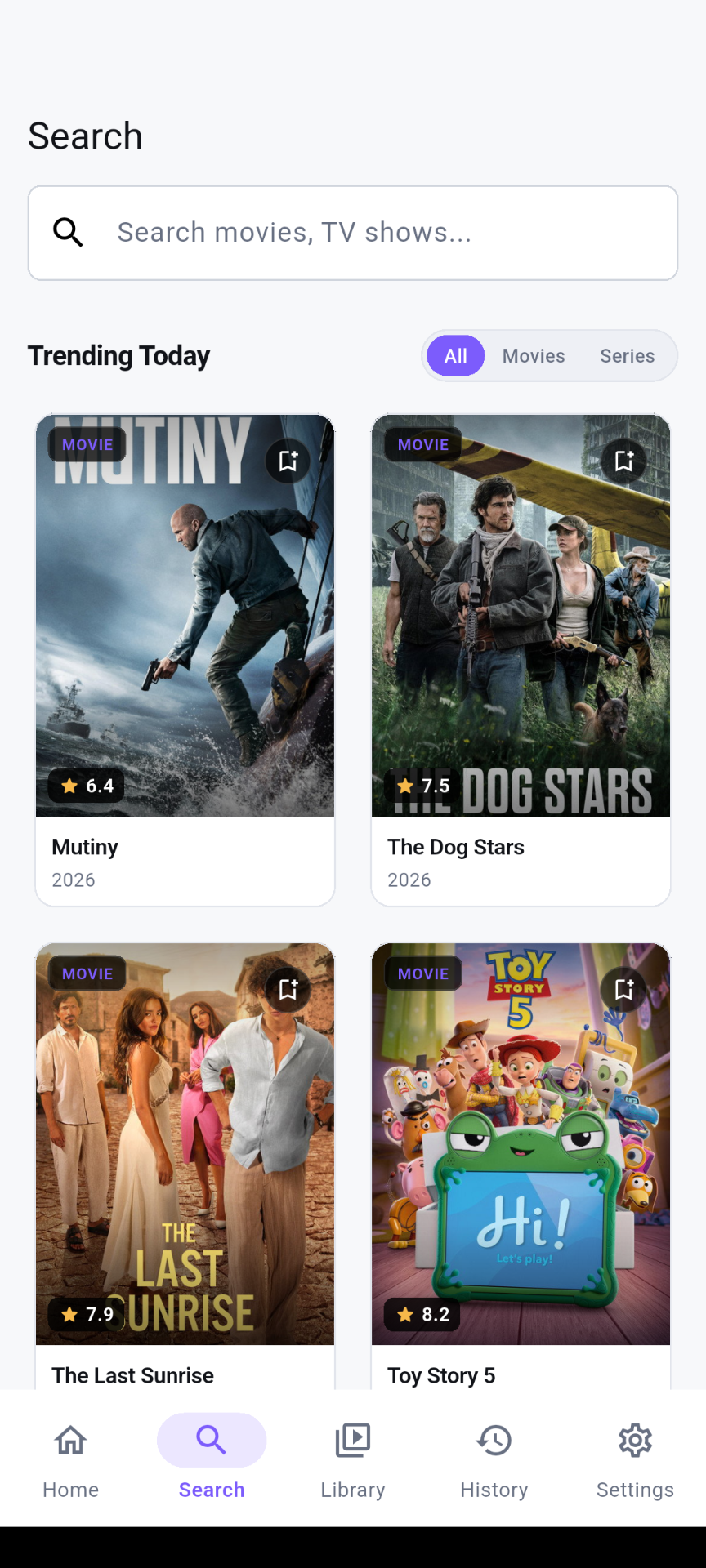 Search & TMDB Discovery